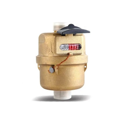 Medidor de água de pistão rotativo volumétrico de latão